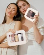 Travel Clear Makeup Bag Set, TSA Approved Cosmetic Bag Case with Zipper Portable Makeup Pouch Toiletry Bag Traveling Cosmetic Organizer Storage Bag Car Organizer Car Essentials - Image 3