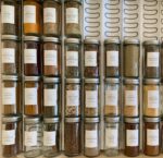 Tebery 12 Pack Round Spice Bottles 3oz Glass Spice Jars with Silver Metal Lids, Shaker Tops, Wide Funnel and Labels - Image 6