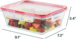 Pyrex Freshlock Glass Food Storage Container, Airtight & Leakproof Plastic Locking Lids, Freezer Dishwasher Microwave Safe, 8 Cup - Image 3