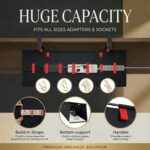 Under Desk Cable Management,No Drill 36",cord organizer,with Silicone Pads (No Scratch!)16 Cable Ties,Washable PE Honeycomb Base,Clamp/Screw Mount-Fits Any Desk 0-2.1",No Stinky Cardboard! Black - Image 4