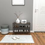 Shoe Rack, 3-Tier Bamboo Stackable Shelf Storage Organizer, Stand for Closet, Entryway, Hallway, Bathroom and Living Room（Mocha） - Image 3