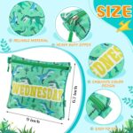 Paterr 7 Pcs Packing Cubes for Travel Kids Day of Week Compression Packing Bags Colorful Luggage Suitcase Organizers Bag for Travel (Dinosaur) - Image 3