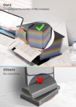 Expanding File Folders,Accordion File Organizer with Handle,13 Pockets Expandable Filing Folders,Tabs Included in Filing Box,Adjustable Strap,Bill Documents Organizer,A4/Letter Size - Image 4