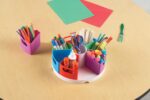 Learning Resources Create a Space Storage Center - Toy Desk Organizer, Classroom Workspace Must Haves, Homeschool Organization, Arts & Crafts , Caddy, Office & Teacher Supplies - Image 4
