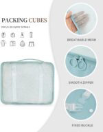 Packing Cubes 11 PCS, Mesh Breathable Luggage Organizers Bags, Packing Organizers, Durable Travel Essentials Bags Set, Travel Packing Organizers, Lake blue - Image 4