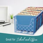 Alphabetical File Organizer, File Cabinet Dividers Letter Size, 25 Heavyweight Manila Guides A-Z Dividers with Tabs, 1/5 Cut Tab Positions Filing Cabinet and Desk Organizer - Image 6