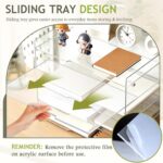 KKU 5 Tier Clear Acrylic Desk Organizer, Letter Tray Paper File Desk Organizer and Accessories For Office Supplies - Image 3