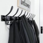 Dseap Coat Rack Wall Mount 2.0 Pro: Heavy Duty 300% Thicker, 16" Stud Mount, Stainless Steel Wall Coat Hooks Hanger for Clothes Jackets Hats Entryway Closet, MaxStrong Series, Black - Image 5