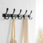 Dseap Coat Rack Wall Mount 2.0 Pro: Heavy Duty 300% Thicker, 16" Stud Mount, Stainless Steel Wall Coat Hooks Hanger for Clothes Jackets Hats Entryway Closet, MaxStrong Series, Black - Image 8