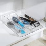 iDesign Divided Storage Bin with Handle for Pantry, Fridge, or Freezer, Clear, Made in USA - Image 7