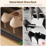 Hall Tree, Coat Rack with Shoe Storage, Entryway Bench with Coat Rack and Shoe Shelf, All-in-One Entryway Storage Organizer, for Foyer, Hallway, Cloakroom, Rustic Brown and Black MT04BRY1 - Image 5