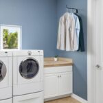 Mkono Wall Mounted Drying Rack Laundry Clothes Hanger with Swing Arm Space Saving Metal Hanging Valet Rod for Laundry Closet Organizer Bathroom Bedroom, 2 Pack, Black - Image 4