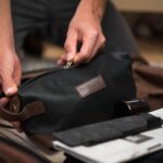 MANSCAPED® The Shed Men's Premium Quality Toiletry Bag, PU Leather Dopp Kit, Bathroom Travel Bag, Shaving Kit Case, Trimmer Bag - Image 3