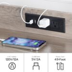 HOOBRO Litter Box Enclosure with 2 Storage Shelves, Tall Litter Box Furniture Hidden with Charging Station, Indoor Hidden Litter Box Furniture with Plush Mat, Greige BG70UMW01 - Image 6