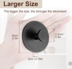 Multifunctional Towel Hooks for Bathroom Wall - Extra Sticky Stainless, Holds up to 12LB, Coat Hooks Wall Hooks, Adhesive Door Holder Hanger Shower Accessories, Matt Black Heavy Duty - Image 5