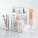 iDesign 5-Section Divided Vanity Organizer for Cosmetic Storage - Clear - Image 5