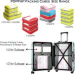 Packing Cubes for 19" Suitcase Travel Luggage Organizers - Travel Organizer Bags Luggage Clothes Accessories Storage Carry on Suitcase Packing Pouches Bag For Men Women Kids 1/2X3PACK - Image 6