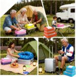 Packing Cubes for 19" Suitcase Travel Luggage Organizers - Travel Organizer Bags Luggage Clothes Accessories Storage Carry on Suitcase Packing Pouches Bag For Men Women Kids 1/2X3PACK - Image 9