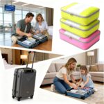 Packing Cubes for 19" Suitcase Travel Luggage Organizers - Travel Organizer Bags Luggage Clothes Accessories Storage Carry on Suitcase Packing Pouches Bag For Men Women Kids 1/2X3PACK - Image 10