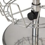 Household Essentials 4-Tier Revolving Shoe Tree, Heavy-Duty Steel with Stabilized Base, Holds 24 Pairs of Shoes, Great for Most Styles, Chromelike Finish - Image 7