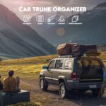Trunk Organizer for Car， Collapsible Trunk Organizer with Multi Pockets, 3 Compartments Storage Organizer for Car SUV, Truck, Sedan - Image 3