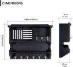 Key Holder for Wall, Mail and Key Holder for Home Decor, Key and Mail Holder for Wall with Key Hooks, Black - Image 5