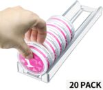 Snus Organizer System，Shelf Pusher，Automatic Spring-Loaded Round-Jar Display Organizer - For Snus & Chewing Gum (20-Pack) - Image 3