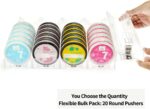 Snus Organizer System，Shelf Pusher，Automatic Spring-Loaded Round-Jar Display Organizer - For Snus & Chewing Gum (20-Pack) - Image 4