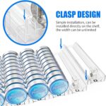 Snus Organizer System，Shelf Pusher，Automatic Spring-Loaded Round-Jar Display Organizer - For Snus & Chewing Gum (20-Pack) - Image 9
