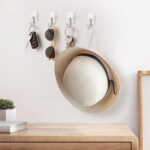 Utility Wall Hooks for Hanging Medium 16 Hooks, Damage Free Hanging Wall with Adhesive 20 Strips, Heavy Duty Adhesive Damage Free for Key Holder, Coat, Door, Shower - Image 4