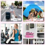 6 Set Kids Packing Cubes for Travel Carry On, Space Saving Compression Bags for Packing In Suitcase, Cute Pink Packing Organizers for Luggage Storage Girls Gift Trip and Family Vacation - Image 6