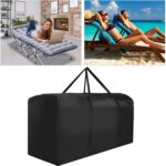 Patio Waterproof Extra Large Protective Zippered Outdoor Cushion Furniture Storage Bag with Handles, 68in L x 30in W x 20in H (1 Pack) - Image 4