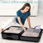 See Through Expandable Compression Packing Cubes, Mesh Travel Packing Cubes for Suitcases, Lightweight Organizers Bag Set for Travel Essentials for Luggage - Image 3