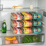 Can Organizer for Pantry, Stacking Can Storage Organizer Pantry, Automatic Rolling Can Rack for Fridge, 3Tire 3 Columns Can Holder for 36 Cans, Canned Goods Organizer - Image 6