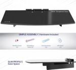 VIVO Floating Wall Mount Tempered Glass Shelf for DVD Player, Audio, Gaming System, Streaming Devices, Black, MOUNT-SF011 - Image 5