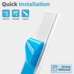 Art3d Cord Hider, 120in Cord Cover, Large Cable Hider, Self Adhesive Wire Covers for 4 Cords, Paintable Cable Raceway Wire Hider, Wall Mount TV Cords Management, 8X W0.94 H0.54in, White - Image 5