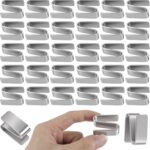 32 Pack Connecting S Hook for Wire Shelf System,Wire Shelf S Hooks - Heavy Duty 304 Stainless Steel - for Warehouses Shopping Malls Garden Places - Image 2