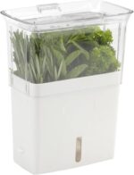 Cole & Mason Fresh Herb Keeper - Acrylic Storage Container for Refrigerator - Storage for Herbs & Vegetables for Fridge - Fresh Herb Keeper - Image 2
