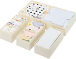 GRANNY SAYS Drawer Organizer Clothes, 6 Pack Dresser Organizer Bins for Nursery, Closet Organization and Storage Dividers for Clothing, Baby Clothes, Underwears, Beige - Image 2