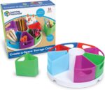 Learning Resources Create a Space Storage Center - Toy Desk Organizer, Classroom Workspace Must Haves, Homeschool Organization, Arts & Crafts , Caddy, Office & Teacher Supplies - Image 2