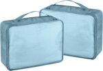 Packing Cubes Set, 2 Pcs Packing Organizers Set for Suitcases (Grey blue) - Image 2