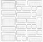Plastic Drawer Dividers Set – Customizable Storage Bins (25 Pieces), Multi-Purpose Use – Ideal for bathroom, kitchen, office, or vanity drawers. - Image 2