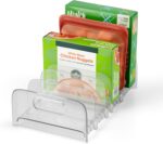 YouCopia FreezeUp Freezer Rack 12" BPA-Free Fridge Organizer with Adjustable Dividers and Handles for Frozen Food Box and Meal Storage, Clear - Image 2