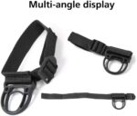 JeCar 2PCS Roll Bar Coat Hanger Clothes Hook for Jeep Wrangler CJ YJ TJ LJ JK JKU JL JLU JT Sports Sahara Freedom Rubicon & Unlimited X 2/4 Door (Black) - Image 3