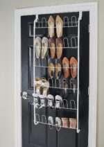 ClosetMaid 8040 18-Pair Over The Door Shoe Rack, 5-Inch D x 58-Inch H x 22.63-Inch W, White - Image 3