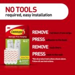 Command Sawtooth Picture Hangers, Damage Free Hanging Frame Hangers, No Tools Wall Hooks for Hanging Sawtooth Frames in Living Spaces, 8 White Picture Frame Hangers and 16 Command Strips - Image 3