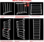 Fancy Buying Over The Door Shoe Rack Holder - 36 Pair Shoes Hanging Shelf Storage Shoe Organizer with Hooks - Image 4