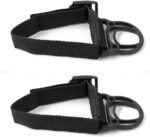 JeCar 2PCS Roll Bar Coat Hanger Clothes Hook for Jeep Wrangler CJ YJ TJ LJ JK JKU JL JLU JT Sports Sahara Freedom Rubicon & Unlimited X 2/4 Door (Black) - Image 2